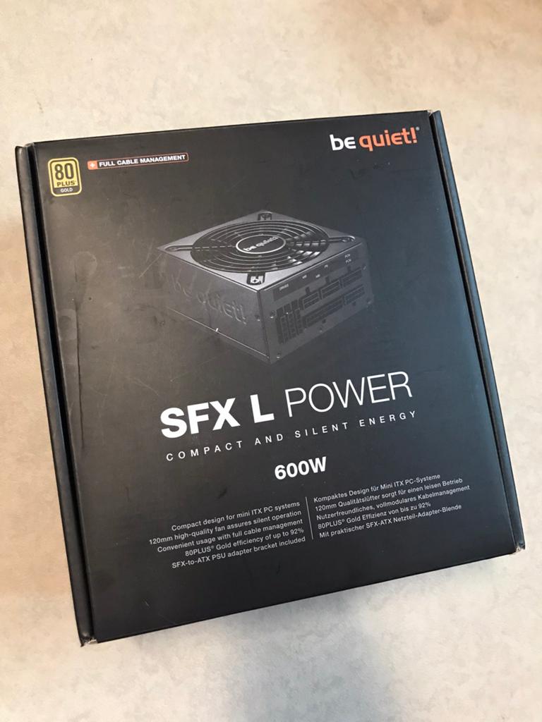 Psu voeding be quiet sfx L modular 600w, Computers en Software, Interne voedingen, Zo goed als nieuw, Ophalen of Verzenden