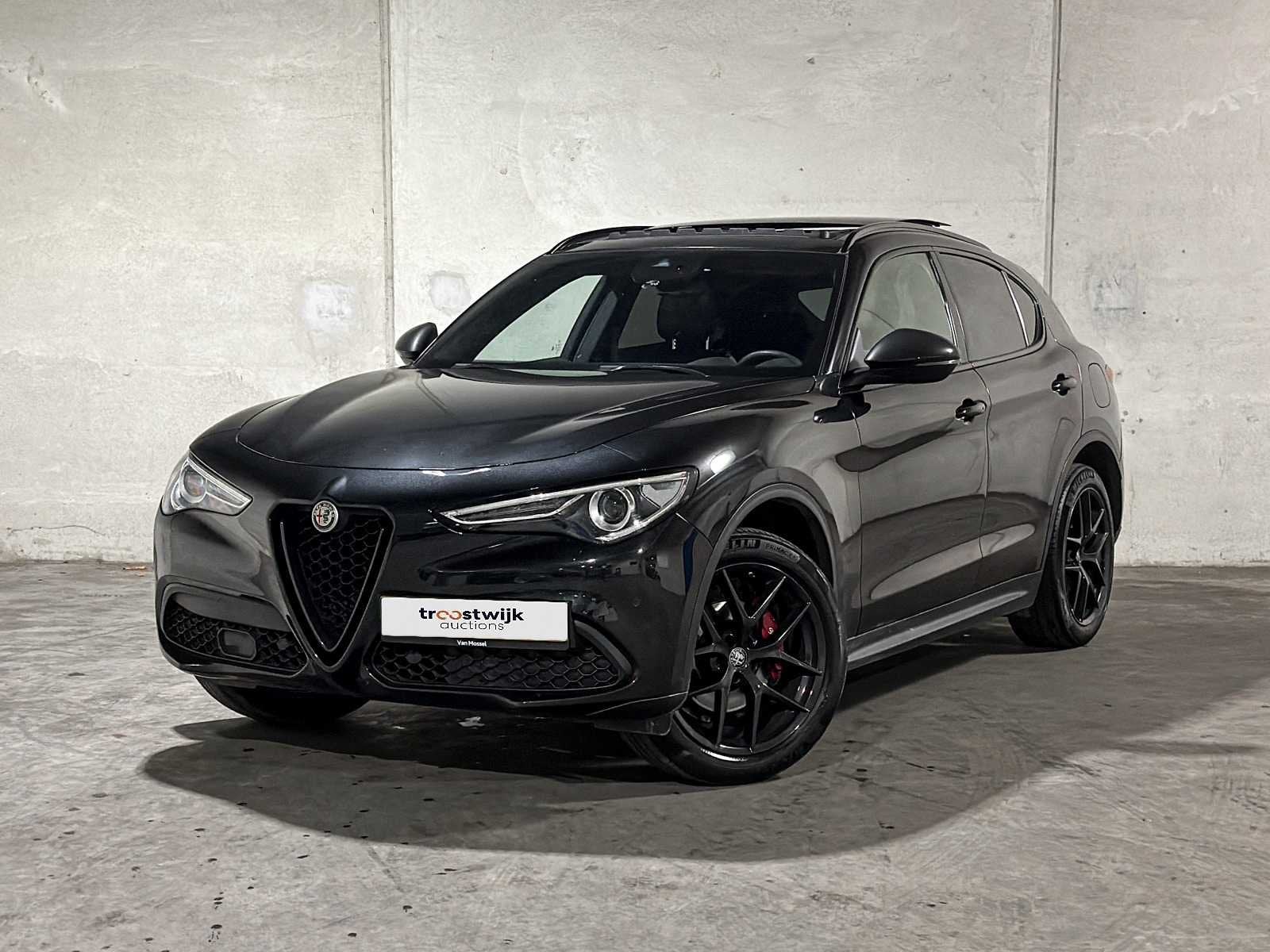 Alfa Romeo Stelvio 2.0 T AWD B-Tech 200pk 2020 (Origineel-NL, Auto's, Alfa Romeo, Euro 6, 4 cilinders, Zwart, Bedrijf