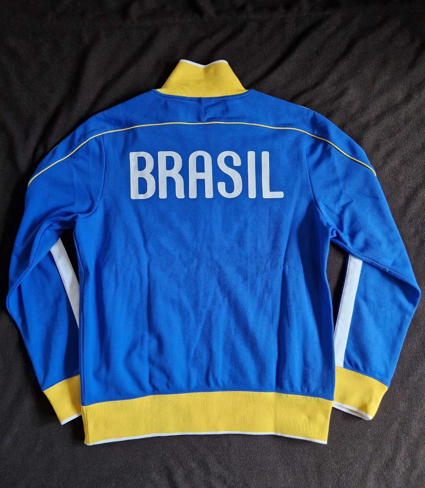 Nike N98 Brazilië Anthem jack 2010 M, Nike, Ophalen of Verzenden, Zo goed als nieuw, Voetbal