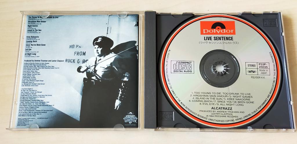 Alcatrazz - Live Sentence - No Parole From Rock 'n' Roll CD, Ophalen of Verzenden, Gebruikt