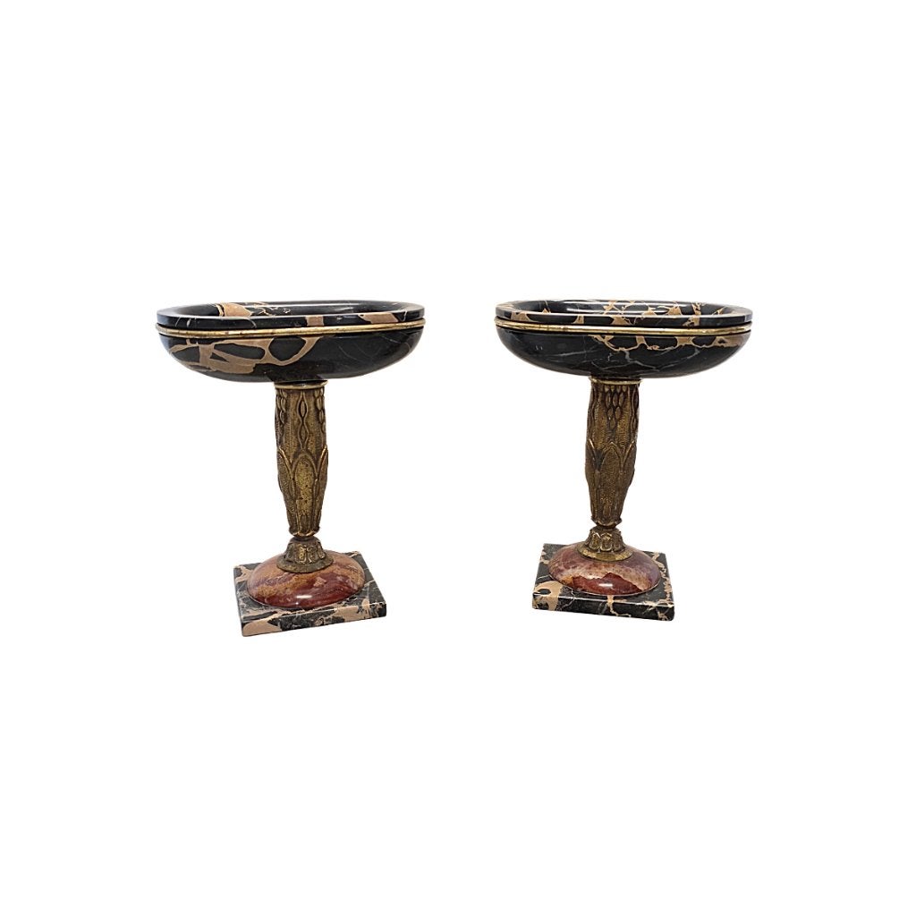 Frans Art Deco coupes van marmer en brons, circa 1920/30, Ophalen of Verzenden