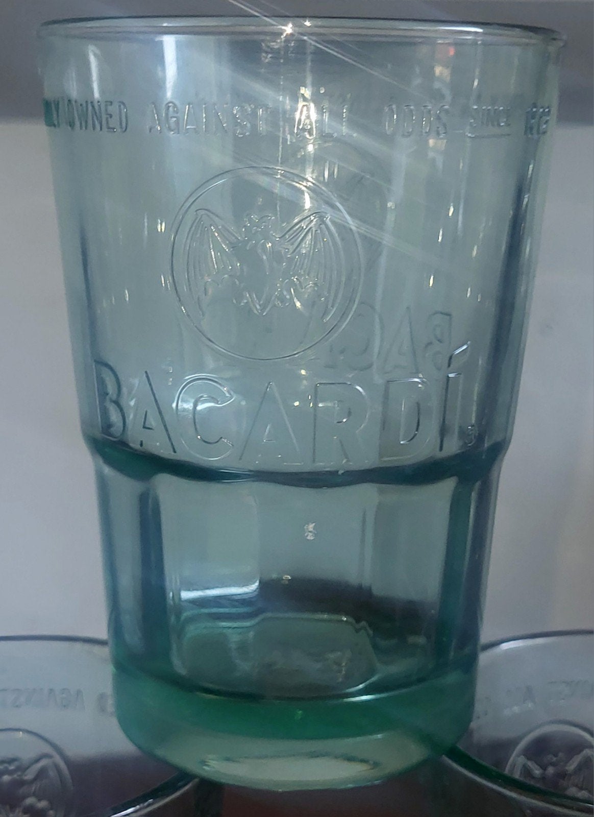 6 Bacardí glazen, Ophalen of Verzenden
