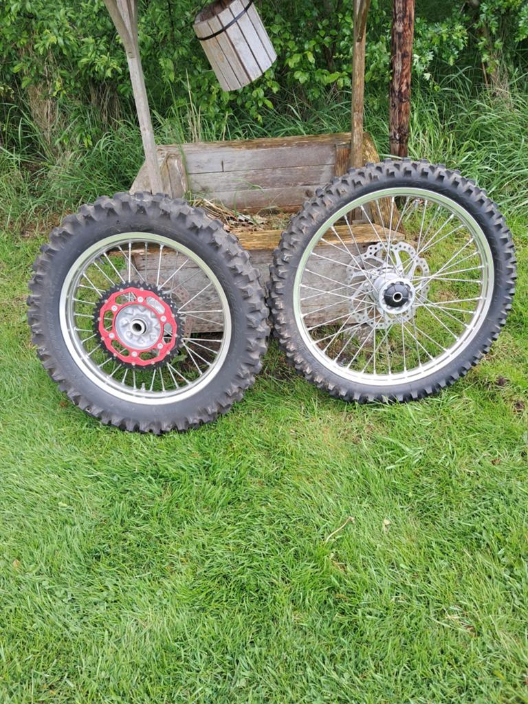 Set enduro wielen crf 450, Motoren, Ophalen of Verzenden
