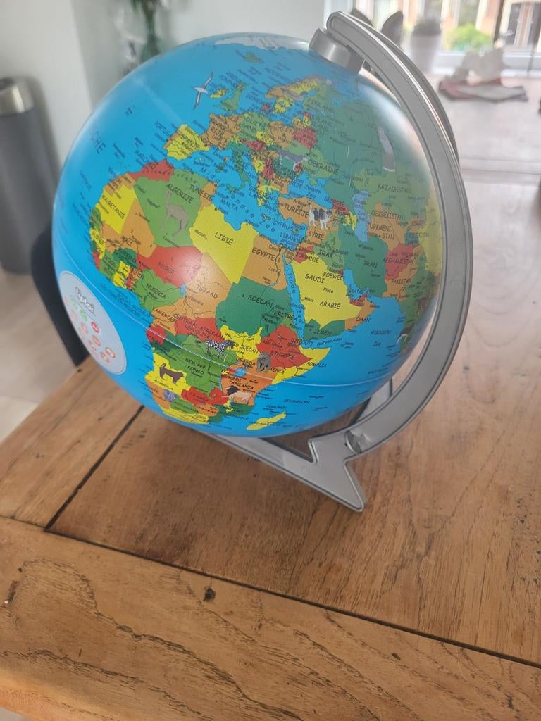 Tiptoi Wereldbol - Interactief en Educatief, Ophalen of Verzenden, Interactief, Gebruikt
