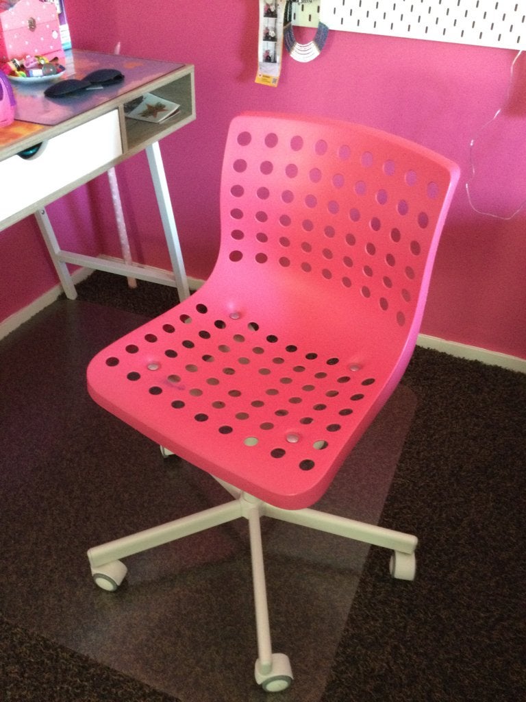 Bureaustoel roze, Ophalen, Zo goed als nieuw, Roze