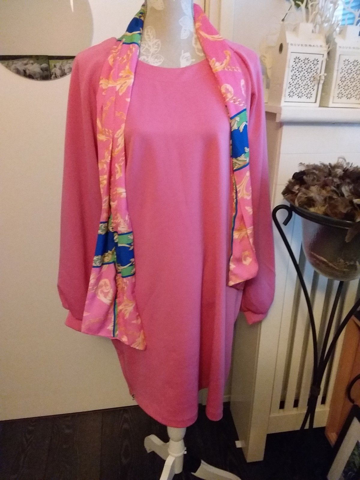 Asos jurk/tuniek. Maat 46, Ophalen of Verzenden, Zo goed als nieuw, Maat 46/48 (XL) of groter, Boven de knie