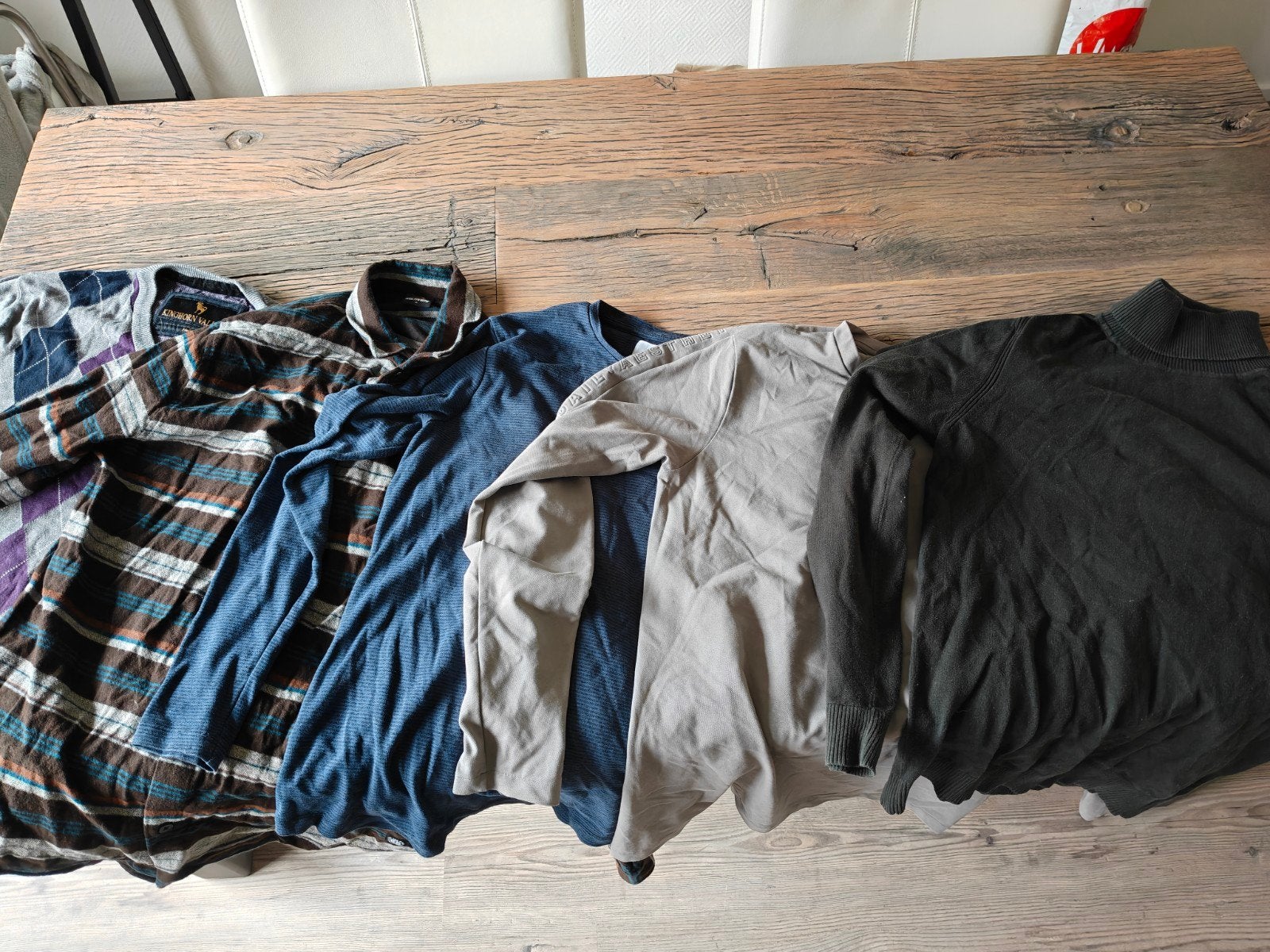 Herenkleding pakket: truien en overhemden (5 stuks), Ophalen of Verzenden