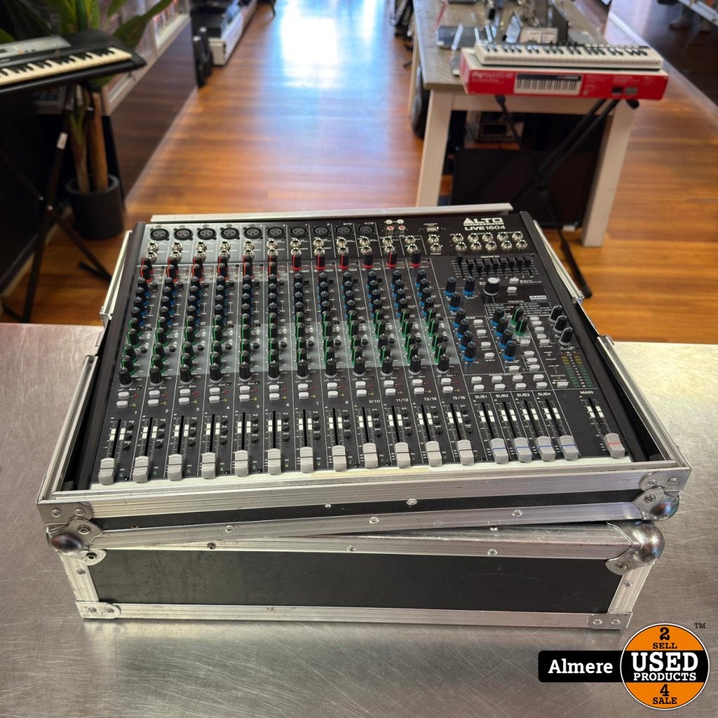 Alto Live 1604 Mengpaneel in flightcase, Flex Ltd., Gebruikt, https://flex.com/contact-us, Nobelstraat 10, 5807 GA Oostrum LB, Limburg, Nederland