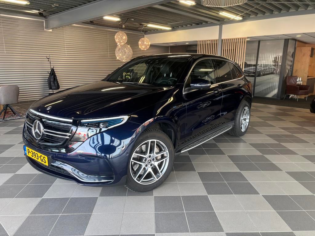 Mercedes EQC 400 Premium Plus, 0 cilinders, 1800 kg, Zwart, Blauw