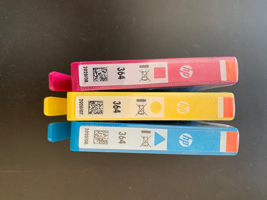 3 nieuwe losse Hp 364 Cartridges ingeseald/ongeopend., Ophalen of Verzenden, Nieuw, Cartridge