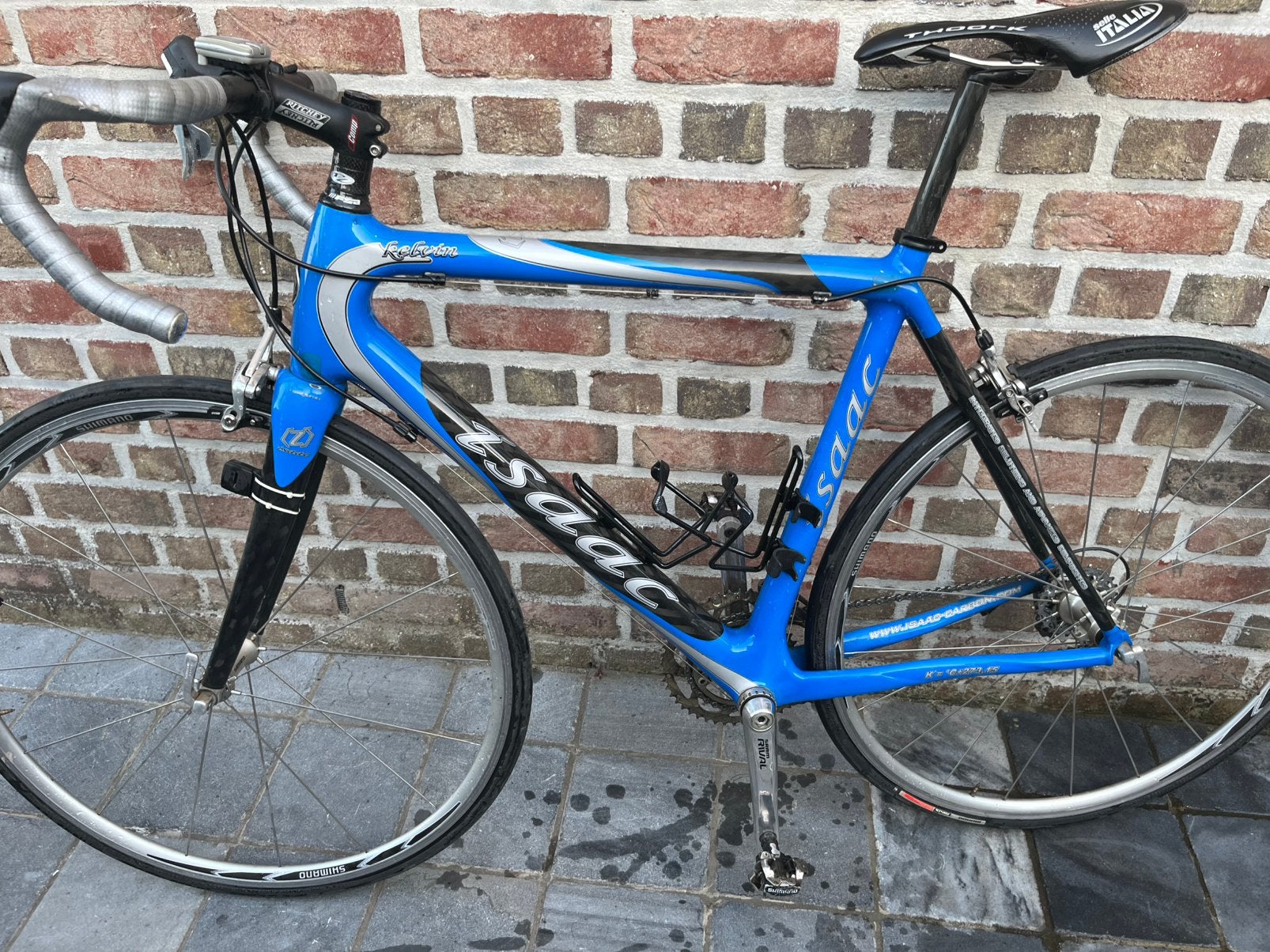 Racefiets Isaac Carbon, Fietsen en Brommers, Fietsen | Racefietsen, Carbon, Zo goed als nieuw, Meer dan 20 versnellingen, Ophalen