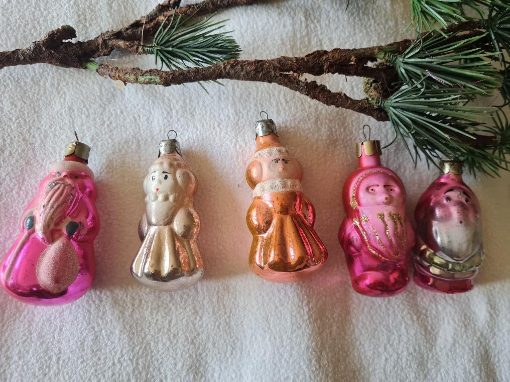 Antieke kerstballen kerst ornament Oekraïne, Diversen, Kerst, Ophalen of Verzenden, Gebruikt