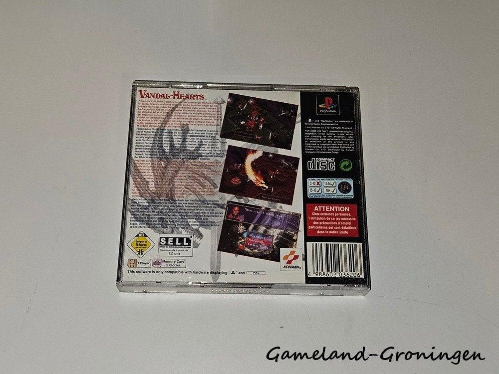 Vandal Hearts (PS1), Gebruikt, -, -, 1 speler
