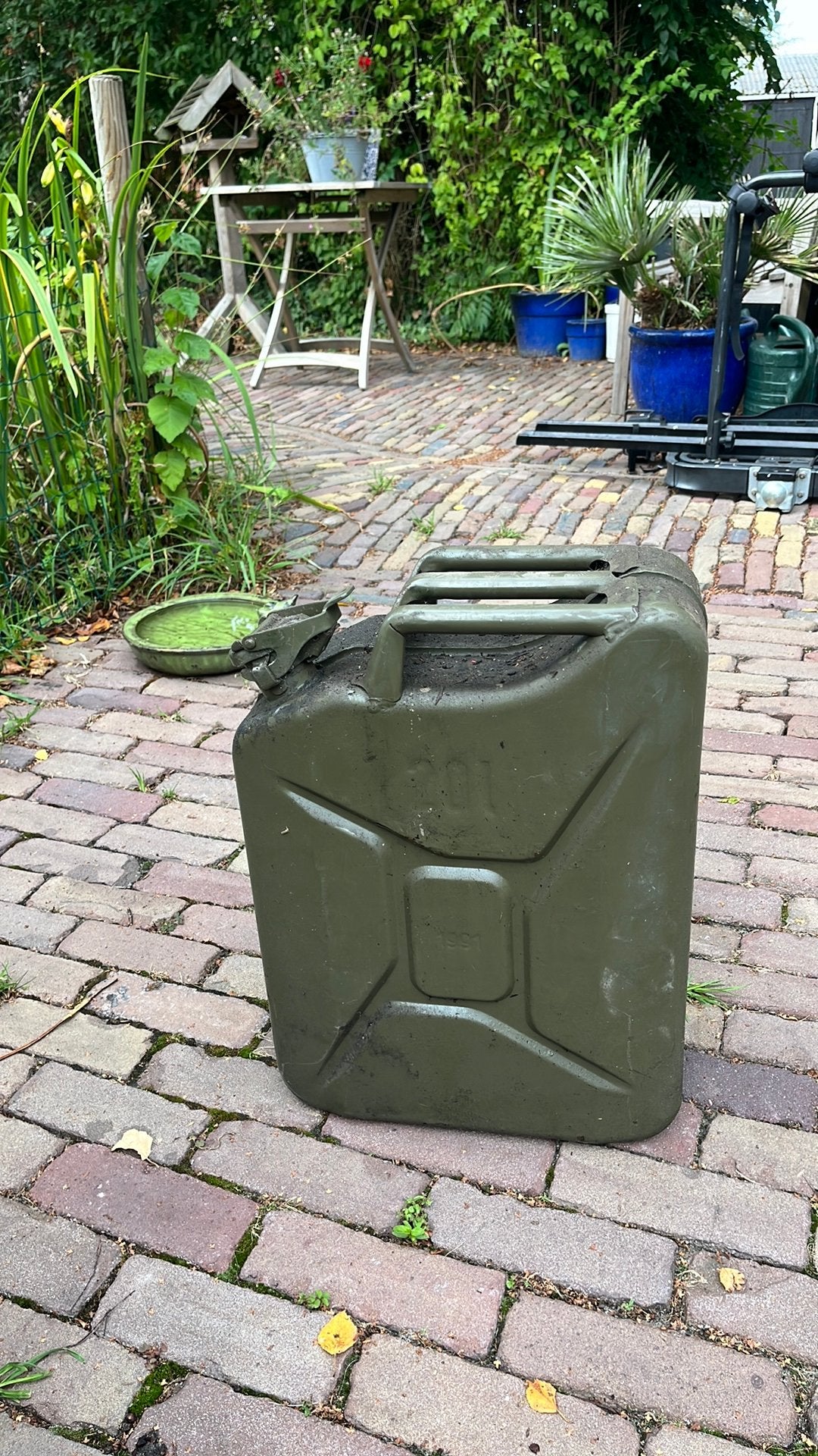 Gasolietank, Ophalen, Gebruikt
