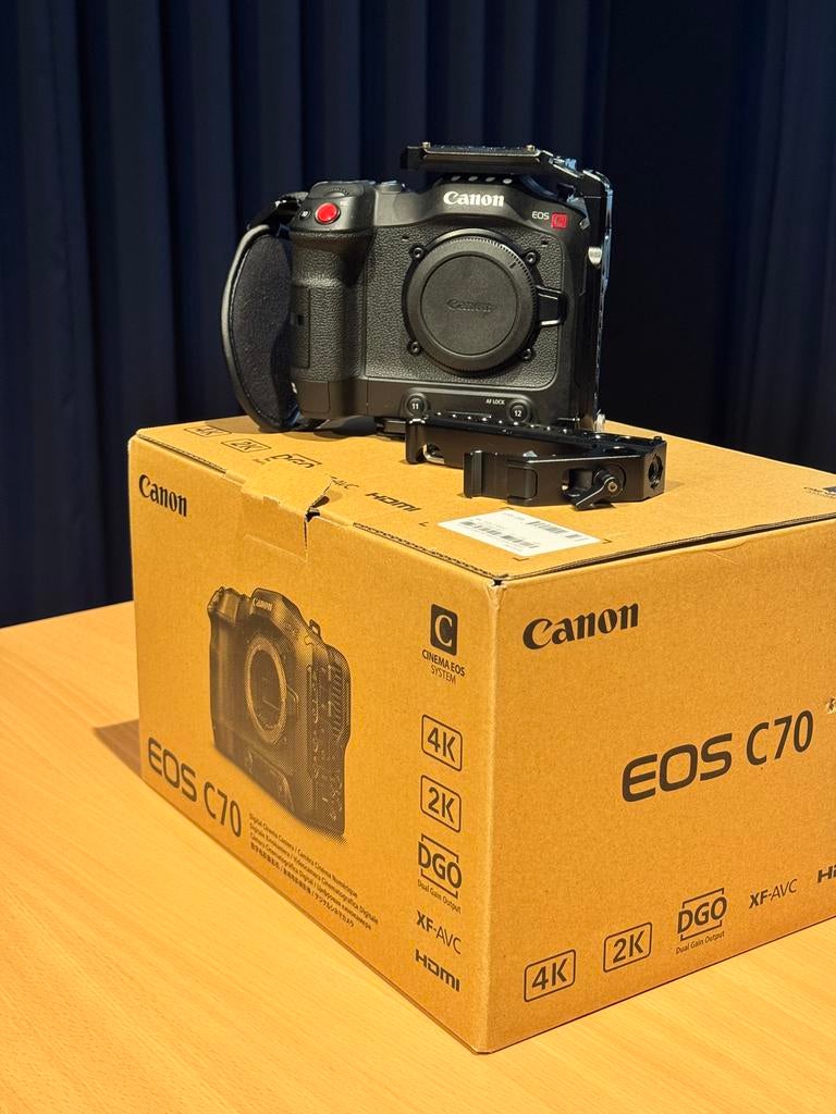 Canon C70 in perfecte staat met Smallrig cage, Canon, 20x of meer, Ophalen of Verzenden, Zo goed als nieuw