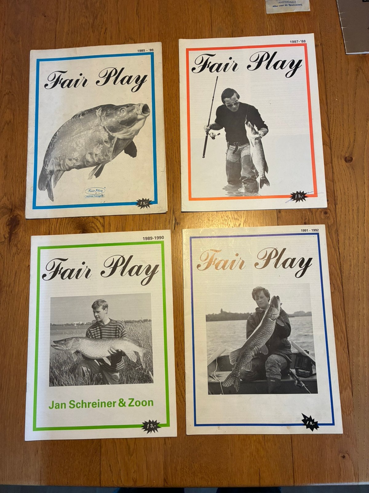 Zeer zeldzame FAIR PLAY catalogussen Jan schreiner, Ophalen of Verzenden, Zo goed als nieuw, Overige typen