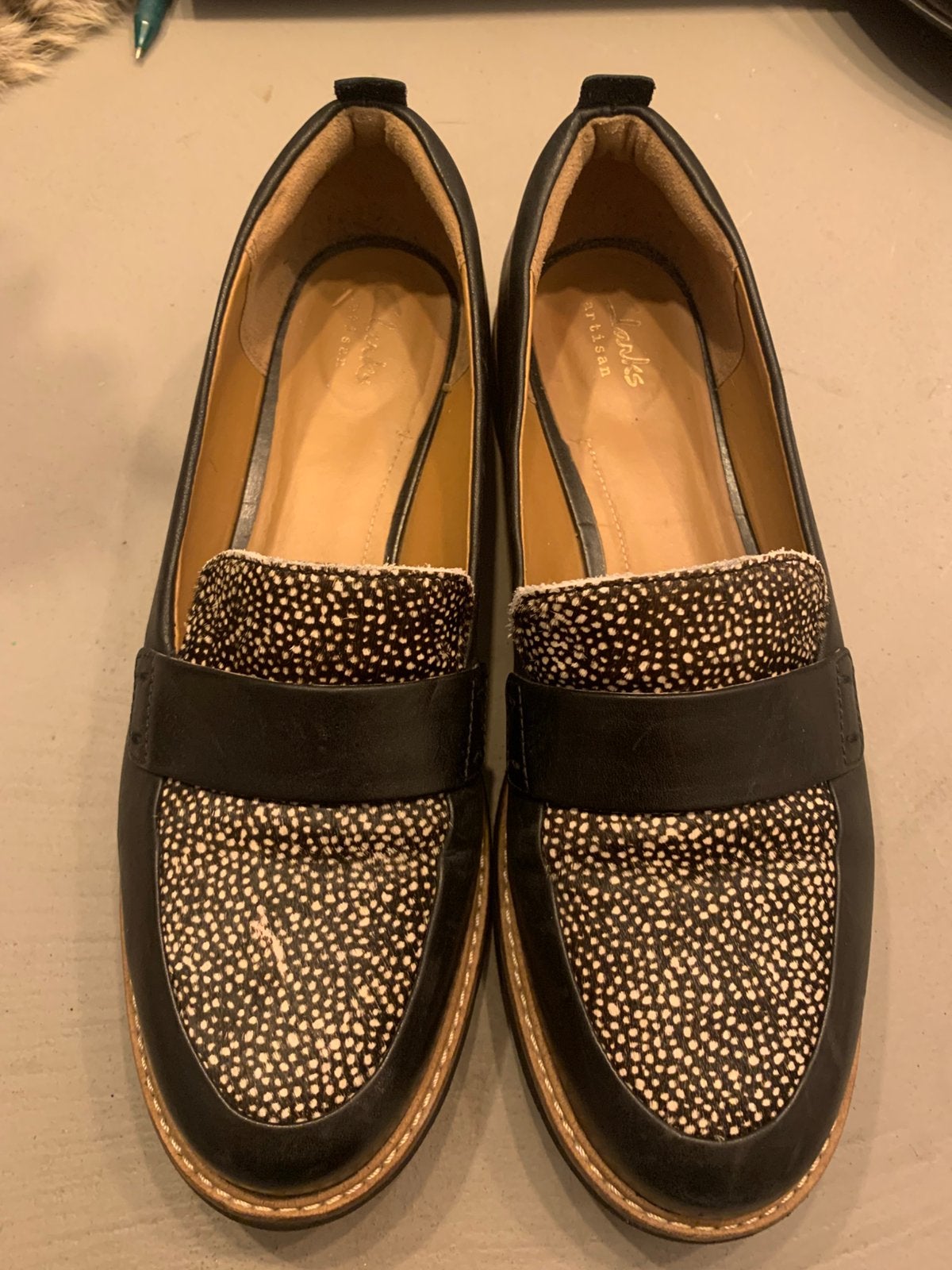 Dames Loafers van Clarks, Ophalen of Verzenden, Zo goed als nieuw, Instappers, Zwart