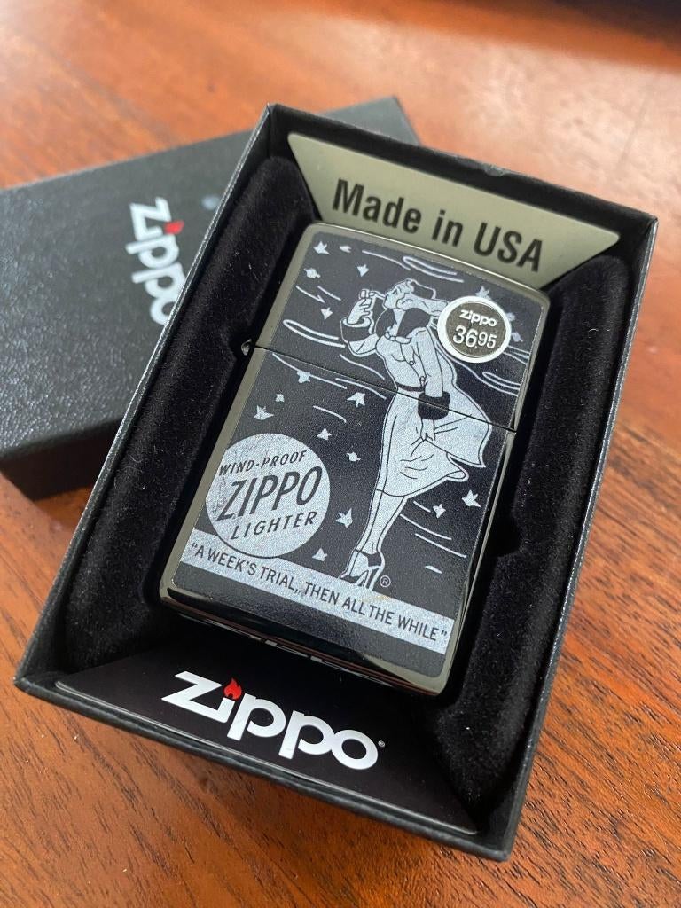 Zippo Windy girl 2022, Verzamelen, Ophalen of Verzenden, Nieuw, Aansteker