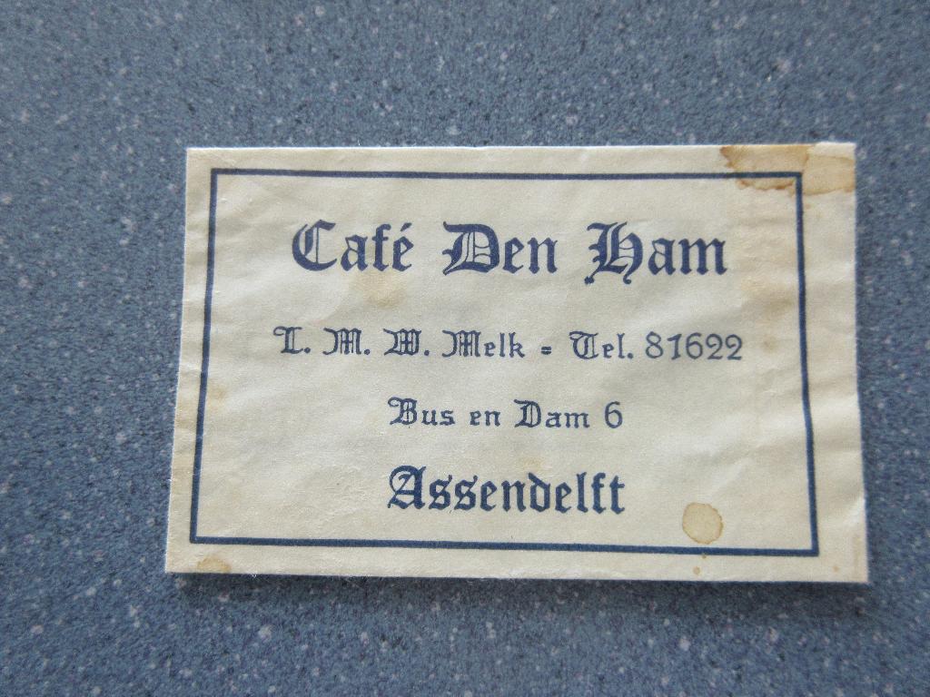 Assendelft, café Den Ham, Verzenden, Nederland