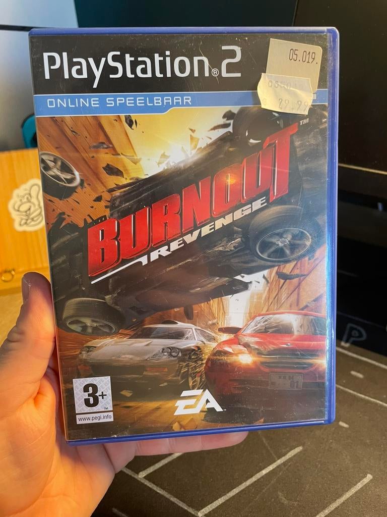 Ps2 burnout revenge, Gebruikt, 1 speler, Racen en Vliegen, Ophalen of Verzenden