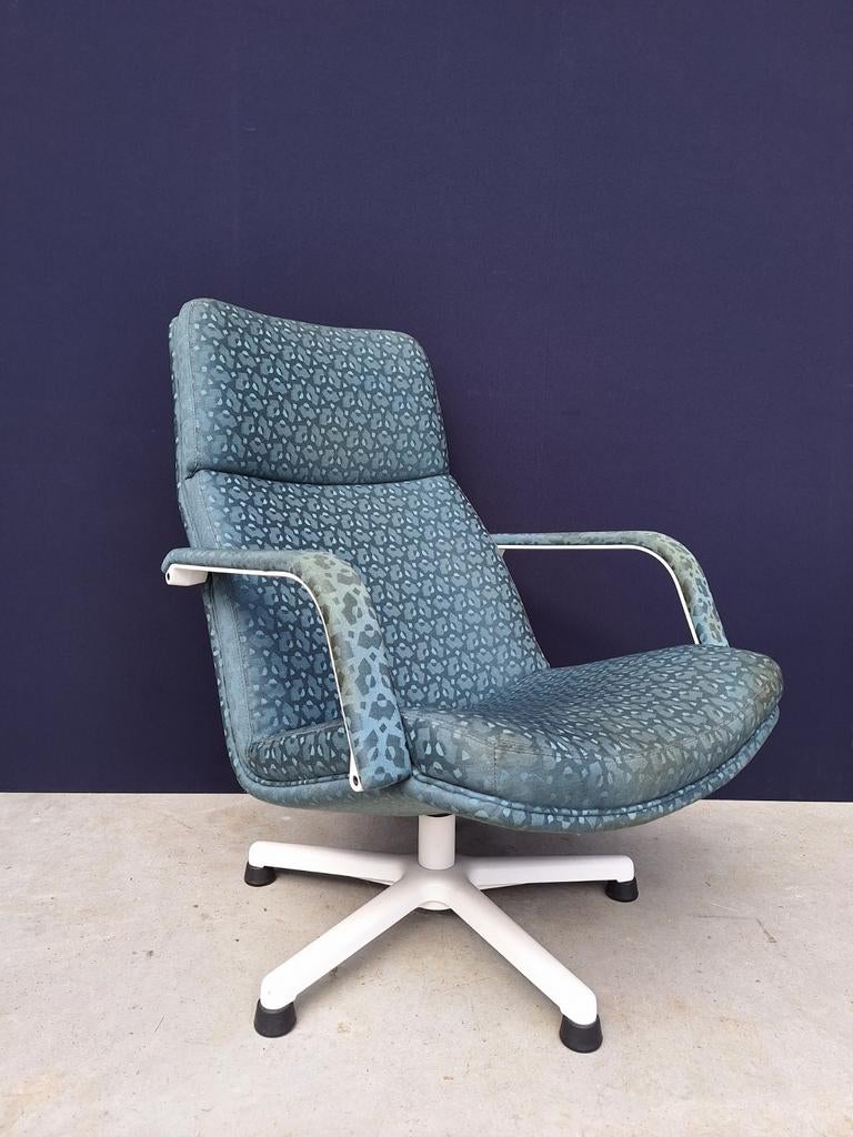 Vintage design Artifort f154 fauteuil, draai fauteuil, Huis en Inrichting, Fauteuils, Ophalen, Vintage, Stof, Nvt
