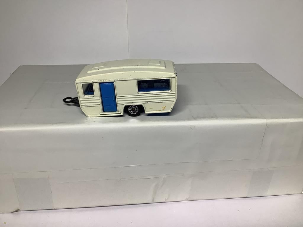 Vintage GORGI Caravan - Wit met Blauwe Details, Ophalen of Verzenden, Zo goed als nieuw, Overige typen, Corgi