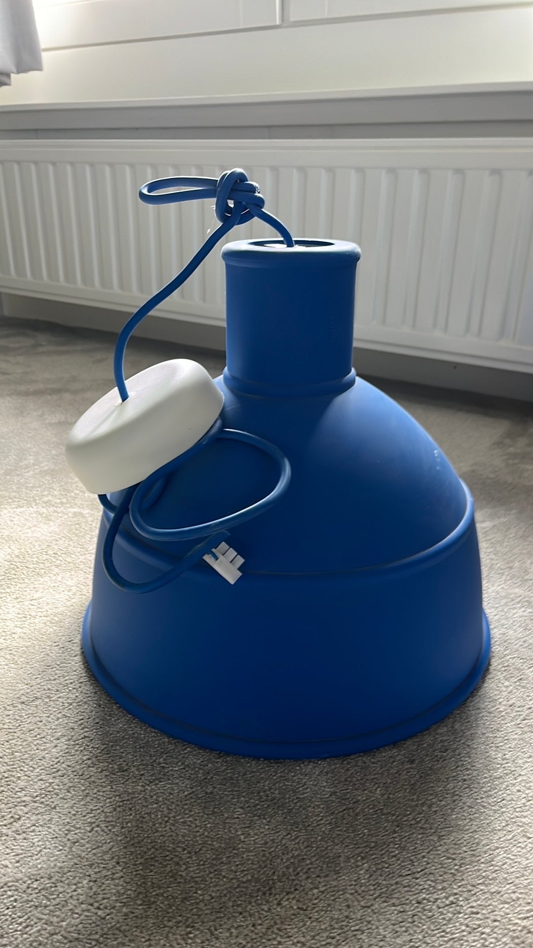Muuto unfold blauwe lamp, Ophalen of Verzenden, Zo goed als nieuw