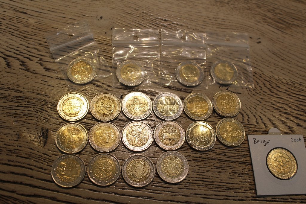 2 euro munten verzameling van 21 munten, Postzegels en Munten, Munten | Europa | Euromunten, Ophalen of Verzenden, Overige landen