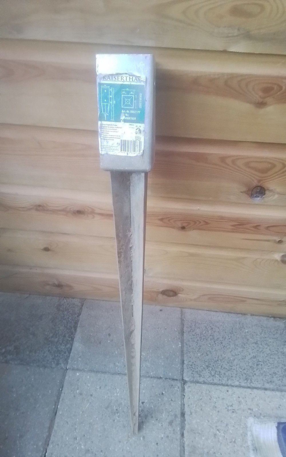 grondsteunen voor o.a hek, Tuin en Terras, Ophalen of Verzenden, Gebruikt