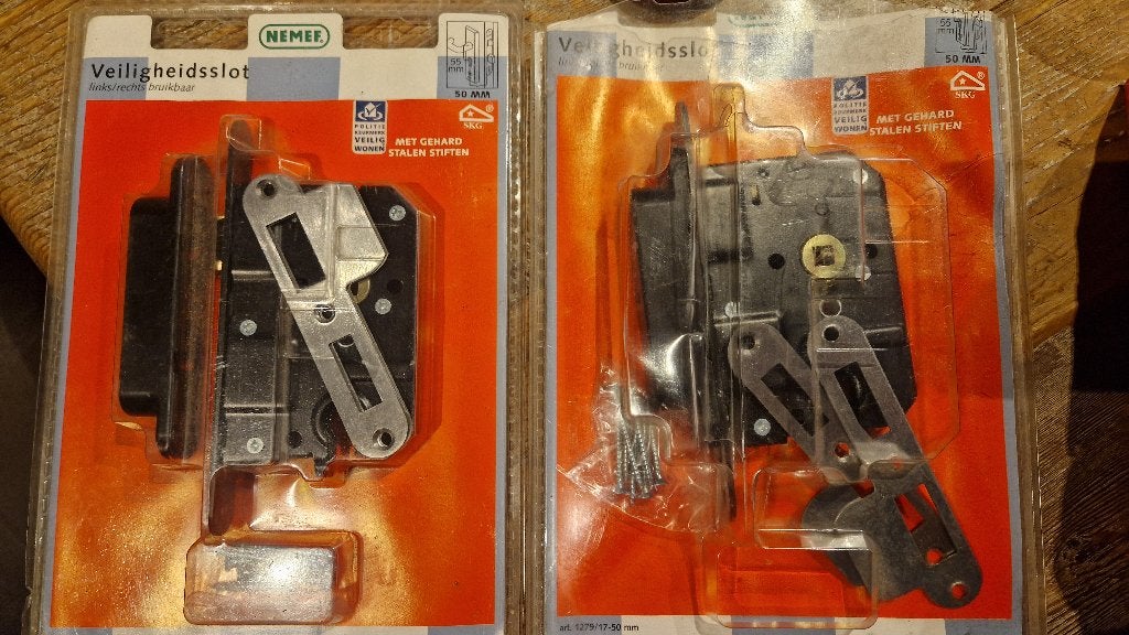NEMEF Veiligheidsslot - Nieuw in verpakking, Ophalen of Verzenden, Nieuw, Overige materialen, Slot