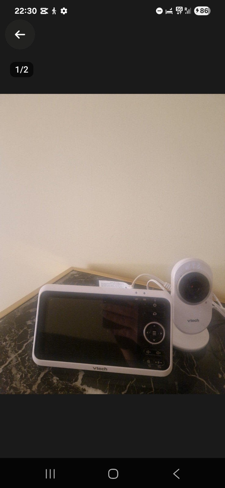 VTech Babyfoon met camera en terugspreekfunctie, Ophalen of Verzenden, Zo goed als nieuw, 250 meter of meer, Camera