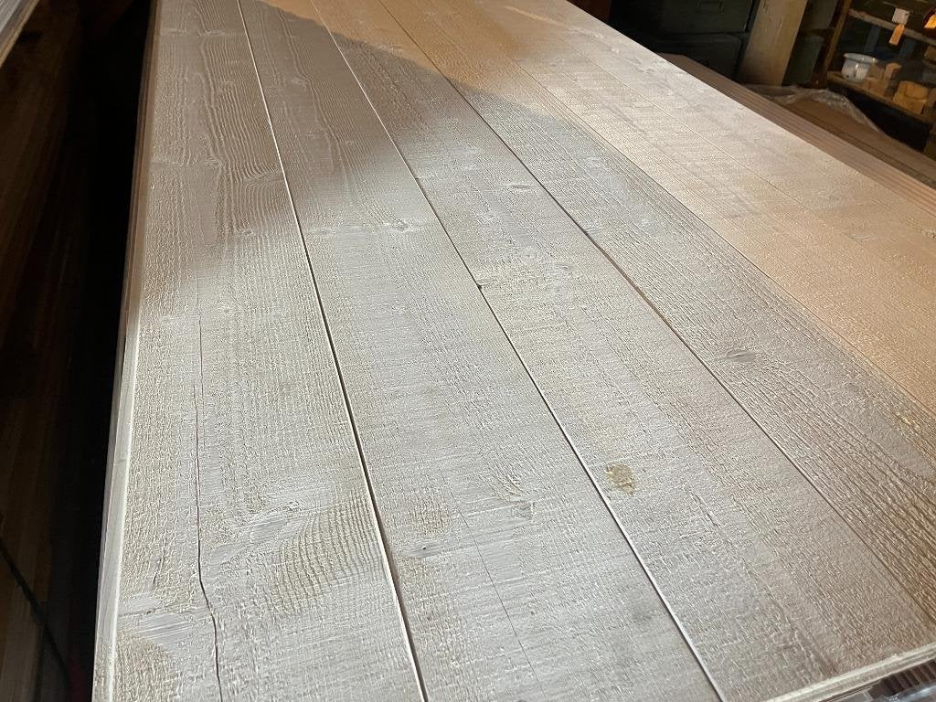 Vuren planken wit behandeld , fijnbezaagd 17x160, AANBIEDING, Ophalen of Verzenden, 75 m² of meer, Wit