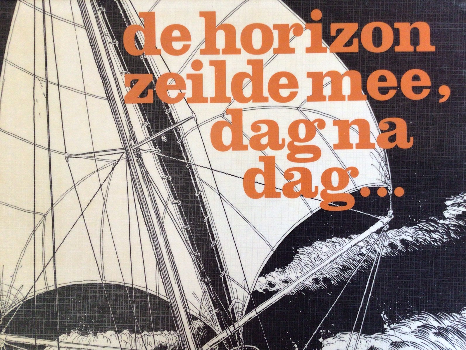 De horizon zeilde mee, dag na dag - Herman Jansen, Ophalen of Verzenden, Zo goed als nieuw, Watersport en Hengelsport