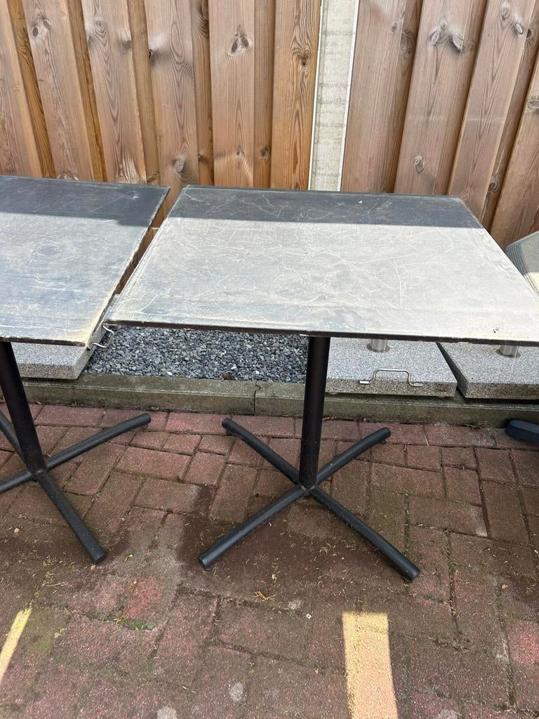 Terras tafels | horeca tafels | 6 stuks terras tafels, Ophalen, Zo goed als nieuw