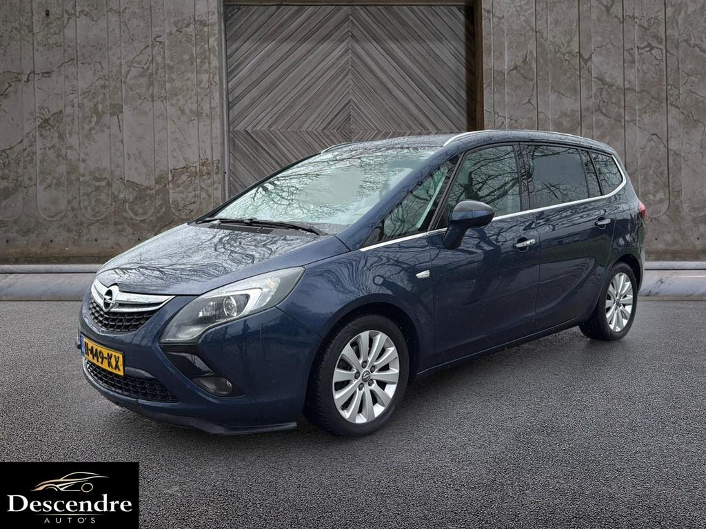 Opel Zafira Tourer 1.4 Cosmo 7pers. navi, led, sfeer., Voorwielaandrijving, Euro 5, Met garantie (alle), Blauw
