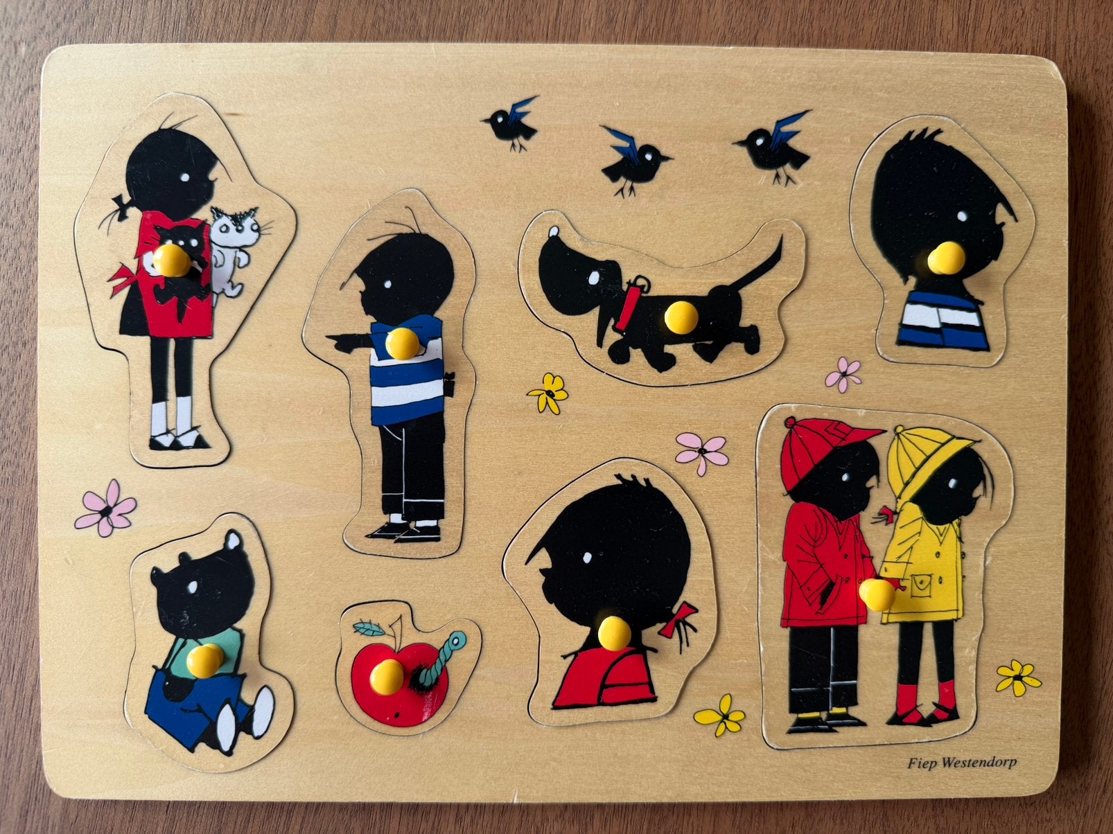 Jip en Janneke houten puzzel, Ophalen, Gebruikt, Van hout, Minder dan 10 stukjes