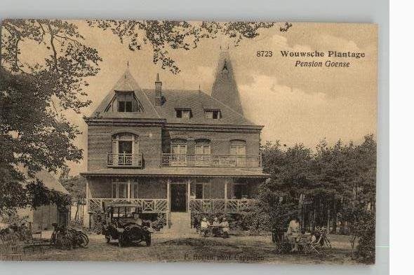 Wouwsche Plantage Pension Goense zeer oude auto
