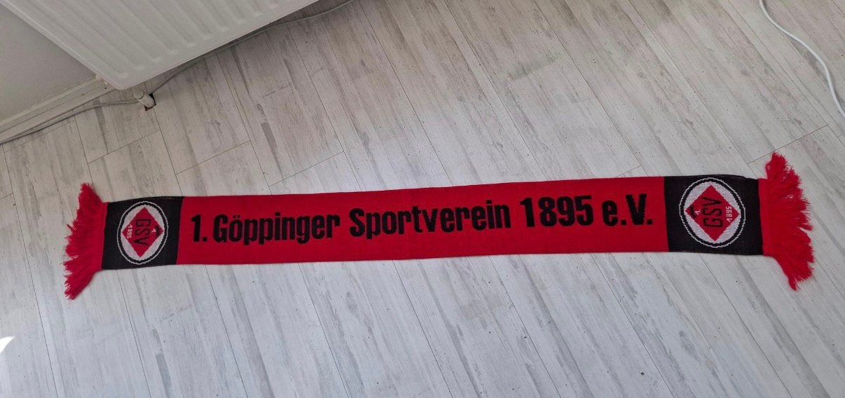 Göppinger SV 1895 sjaal, Ophalen of Verzenden, Zo goed als nieuw, Buitenlandse clubs, Vaantje of Sjaal