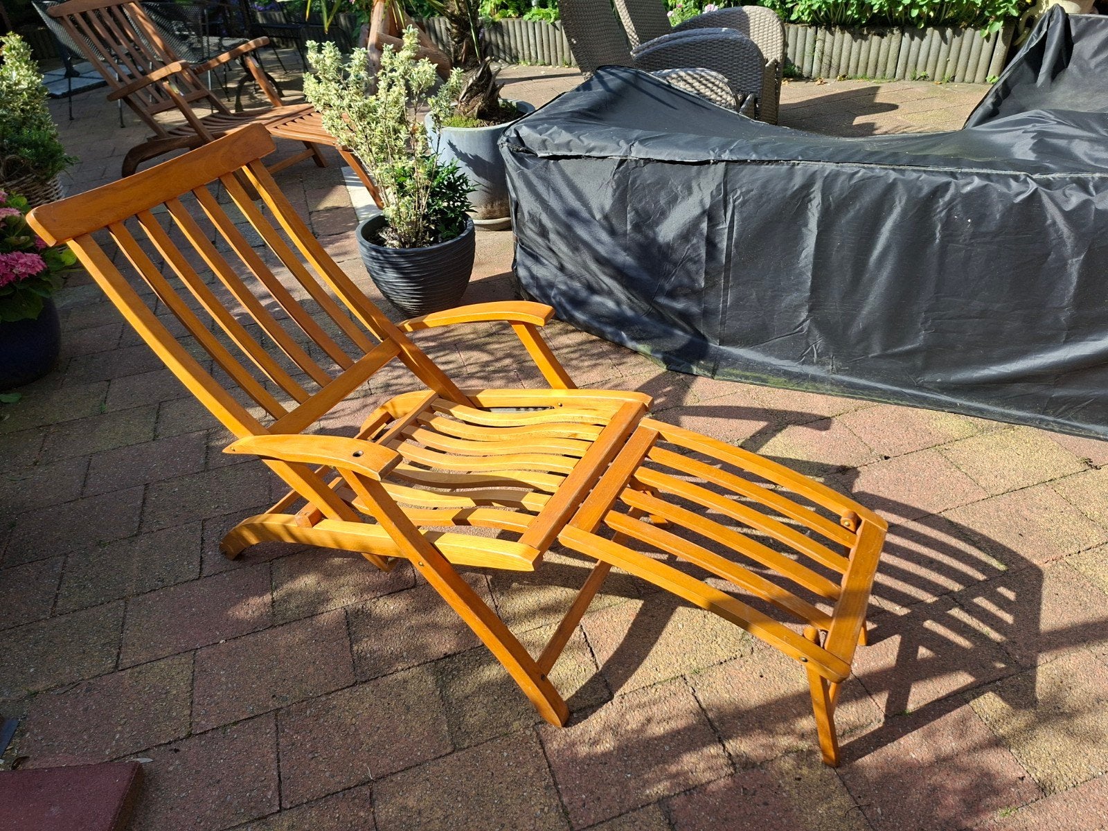 2x deckchair te koop, Tuin en Terras, Ophalen