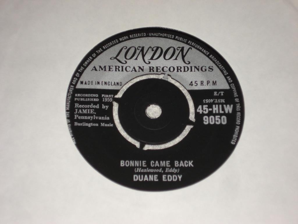 Duane Eddy   Bonnie Came Back    Orgineel, Originele persing, Ophalen of Verzenden, Zo goed als nieuw, Pop