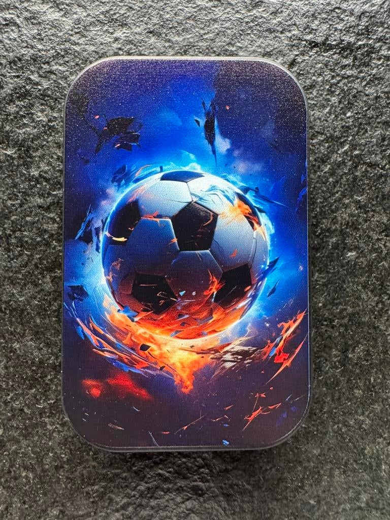 Opbergdoosje - sigarettendoosje / blikje - div. - voetbal ️, Ophalen of Verzenden, Nieuw, Tabaksdoos of Verpakking