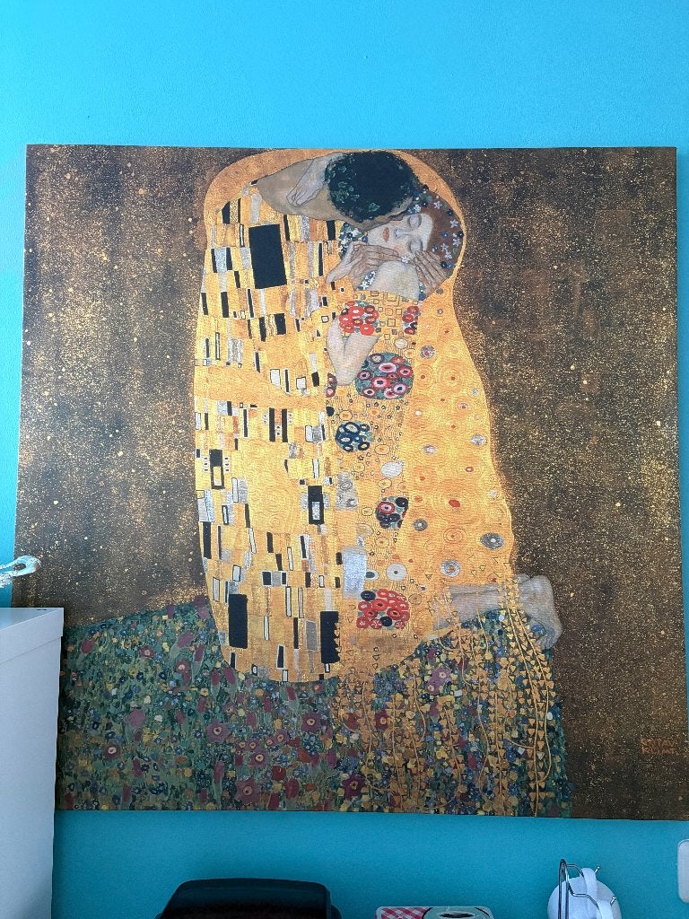 Gustav Klimt canvas, Ophalen, Zo goed als nieuw, Schilderij, 75 tot 100 cm