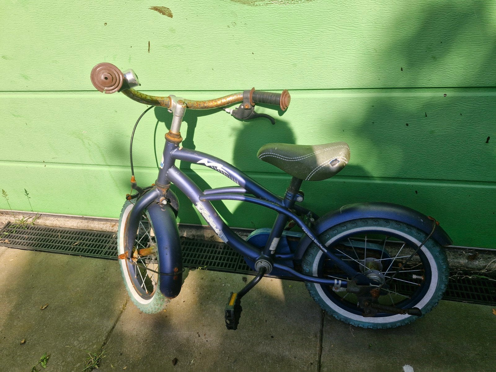 Kinderfiets- Blauw, Fietsen en Brommers, Fietsen | Kinderfietsjes, Gebruikt, Ophalen