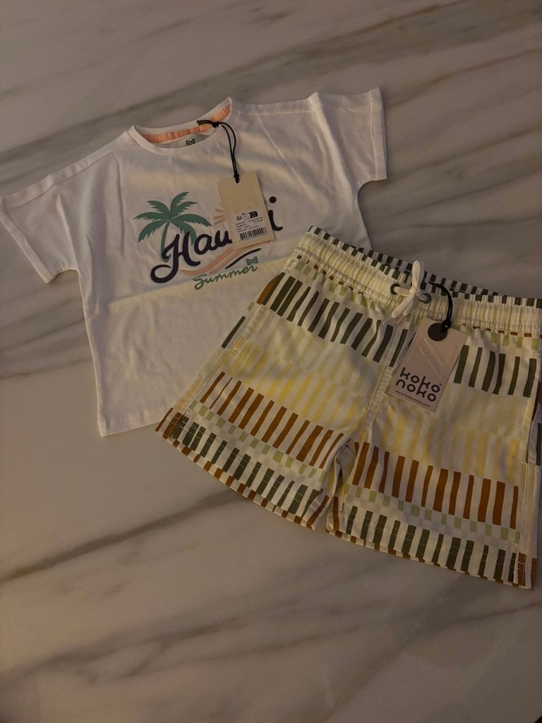 Kleding set jongens - Koko Noko - maat 110 - NIEUW, Ophalen of Verzenden, Zo goed als nieuw, Setje, Jongen