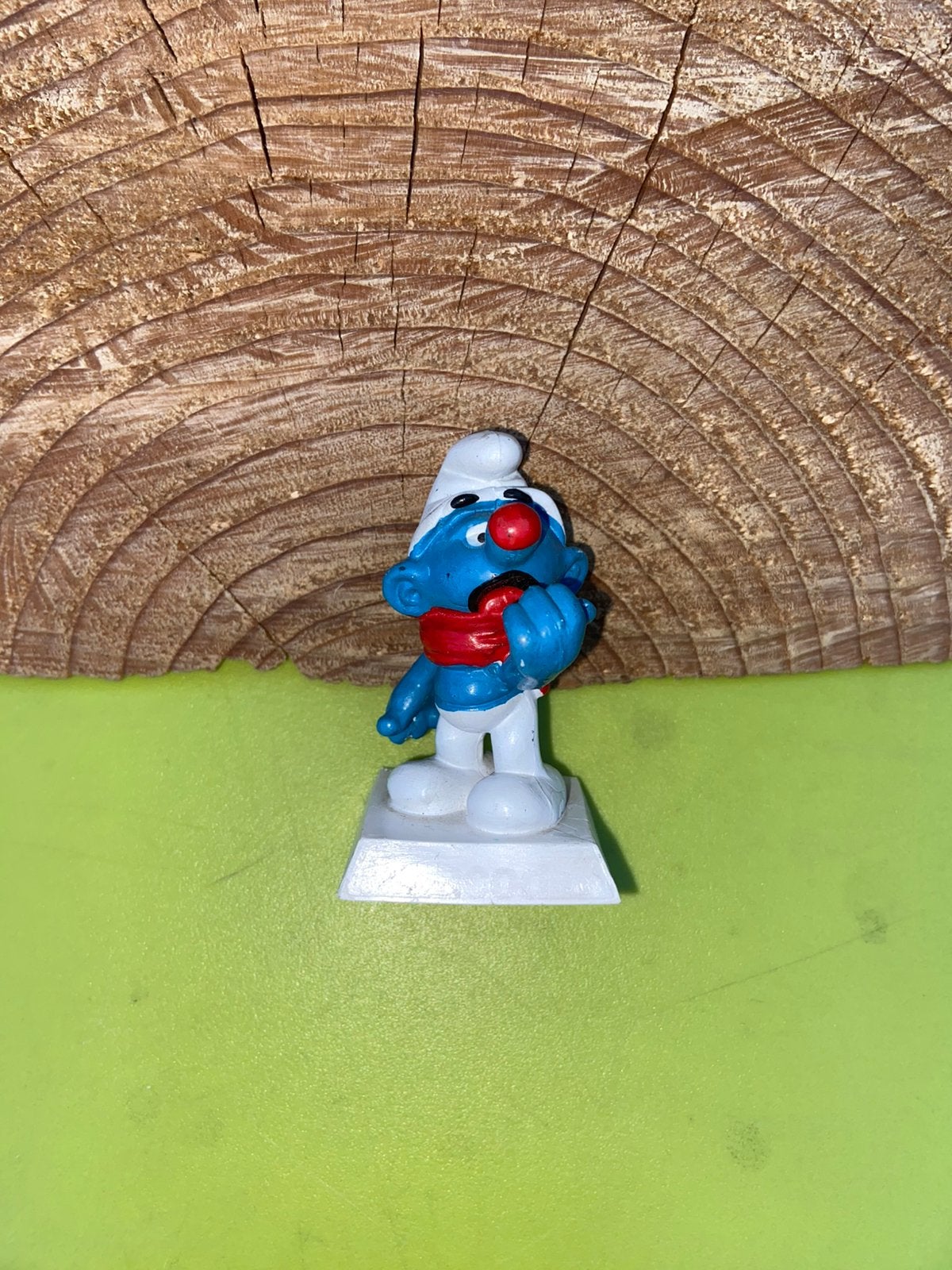 Smurfen smurf met rode neus, Ophalen of Verzenden, Gebruikt, Verschillende Smurfen