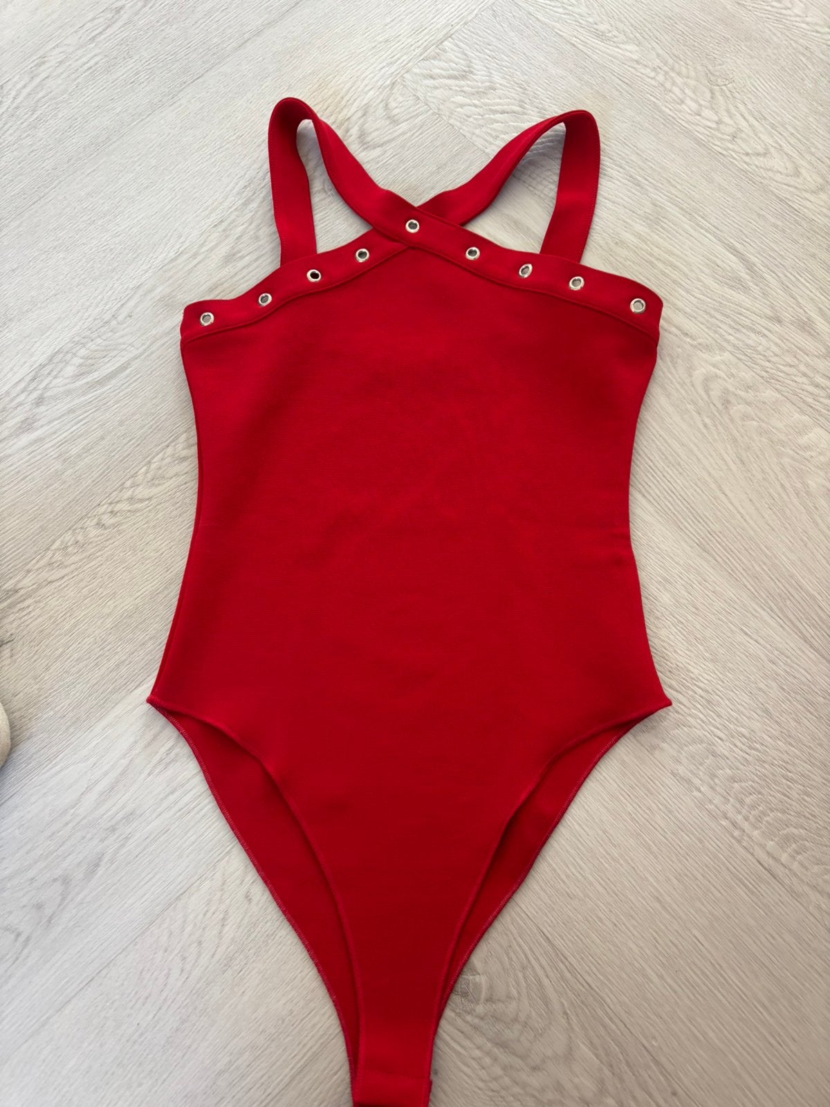 NIEUWE body van Zara mt M, Nieuw, Zonder mouw, Rood, Ophalen