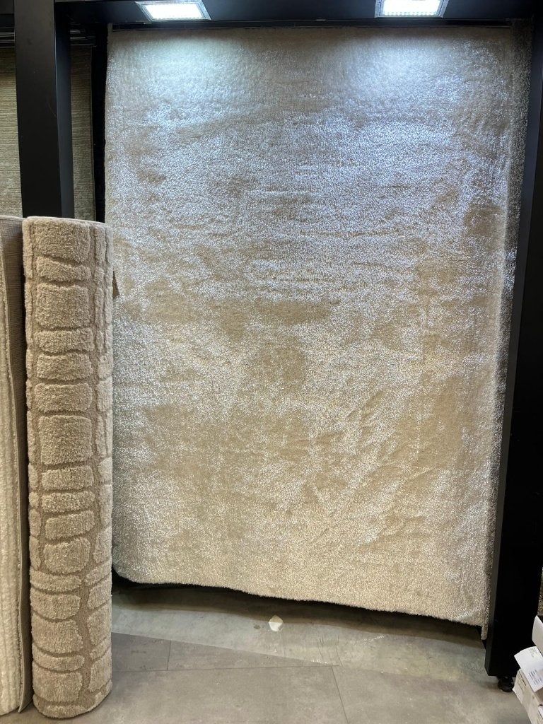 Vloerkleed hoogpolig met vleug160x230cm wit, 150 tot 200 cm, Ophalen of Verzenden, Rechthoekig, Crème