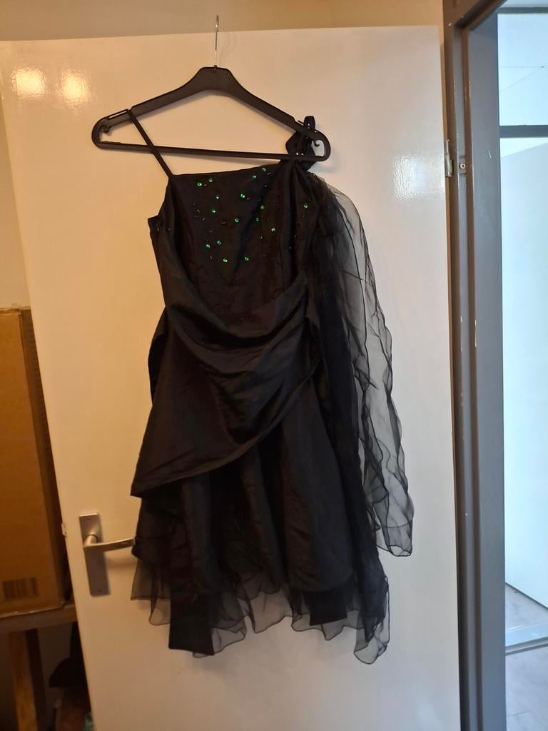 Nieuw zwarte galajurk maat 40, Maat 38/40 (M), Galajurk, Zwart, Nieuw