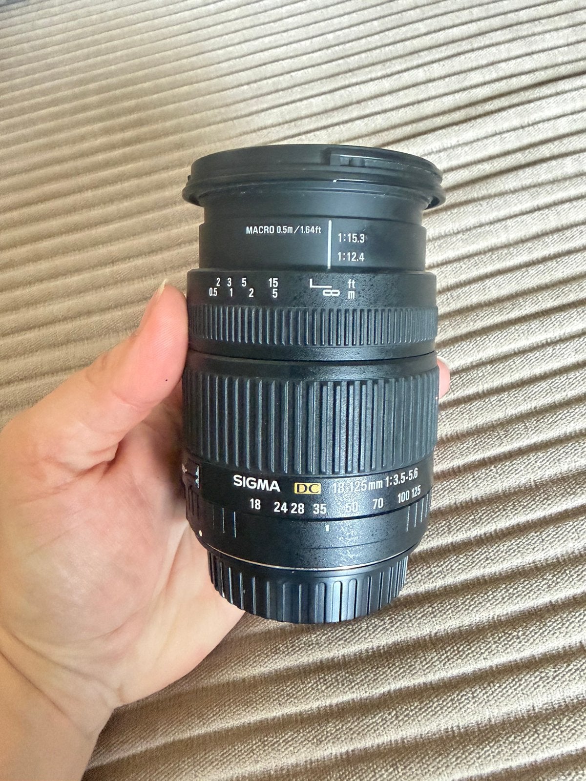Camera lens Canon Sigma macro zoom, Ophalen, Gebruikt, Macrolens, Zoom