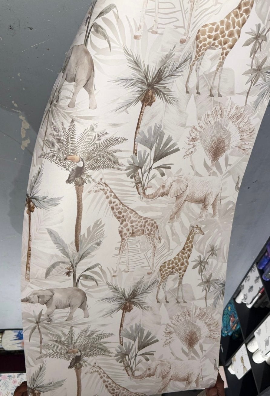 Safari behang Arthouse, Huis en Inrichting, Stoffering | Behang, Ophalen